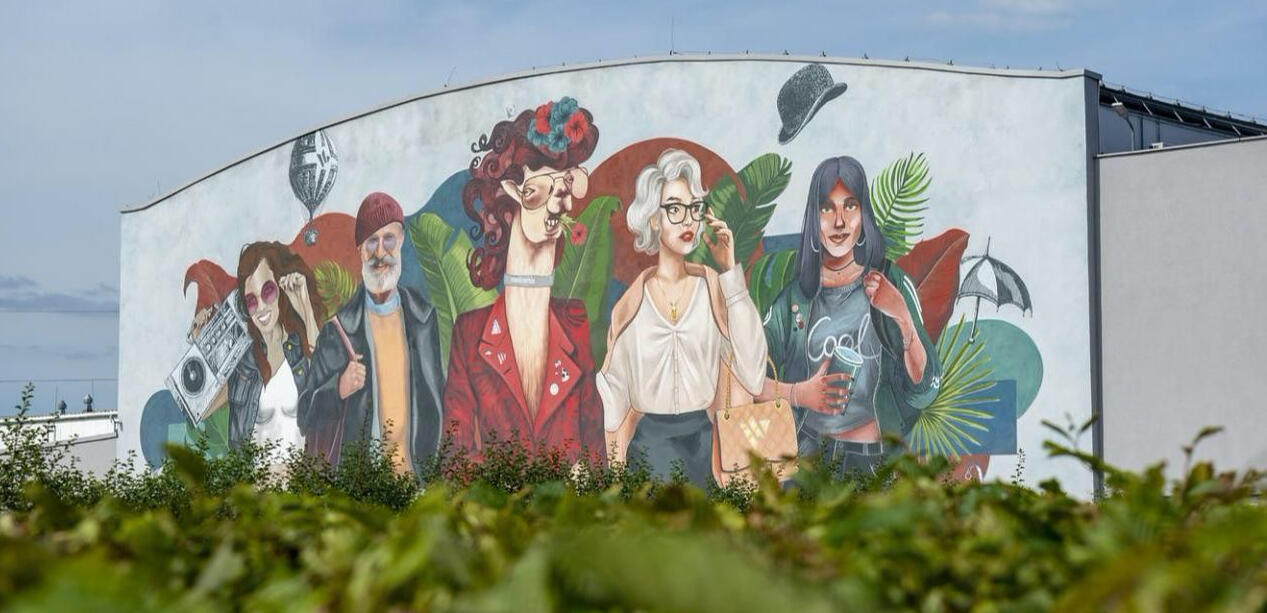 Mural dla Wielkopolskiej Giełdy Odzieżowej